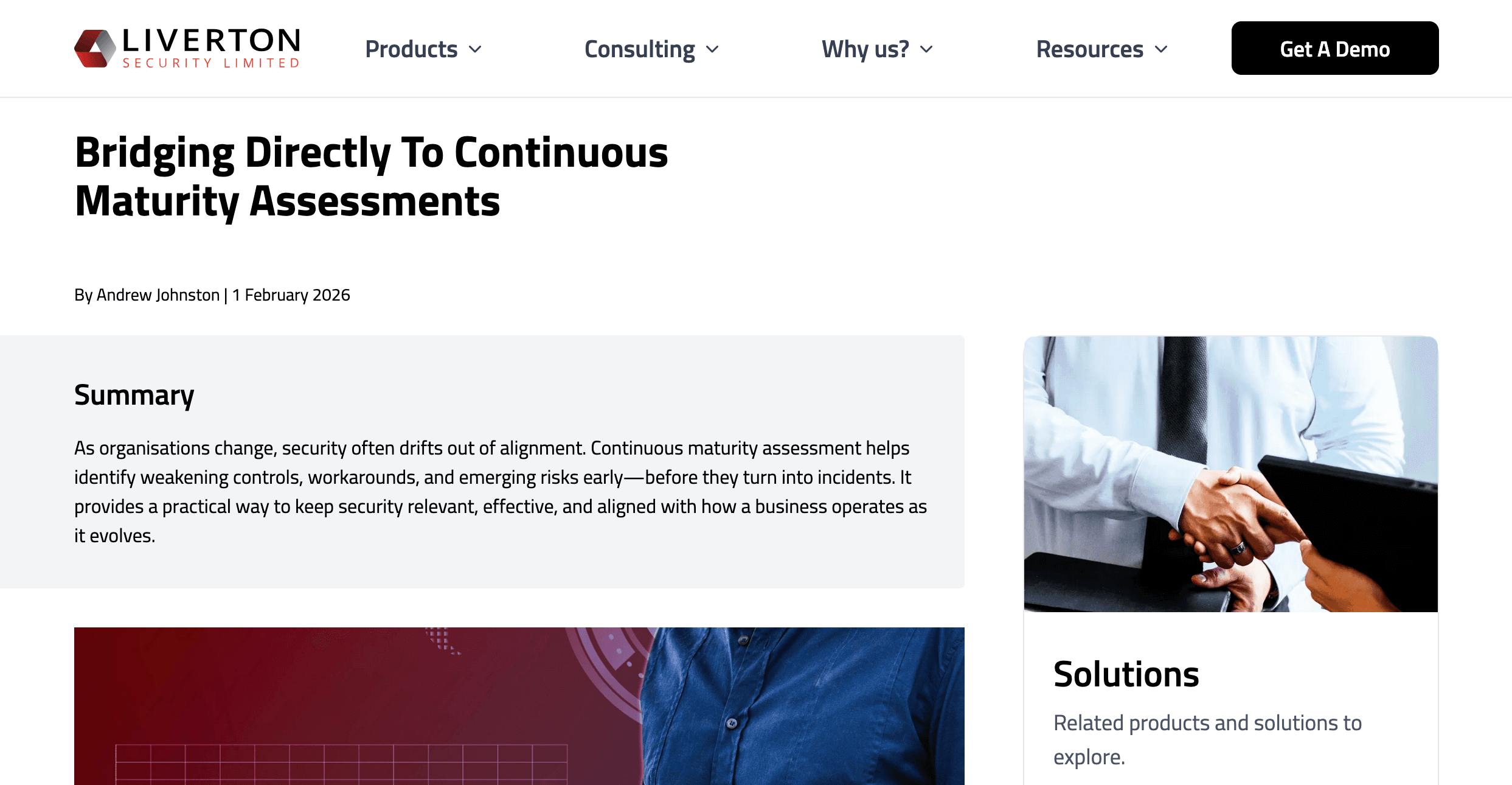 Liverton Security marketing site